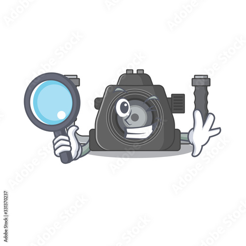 Underwater camera in Smart Detective picture character design
