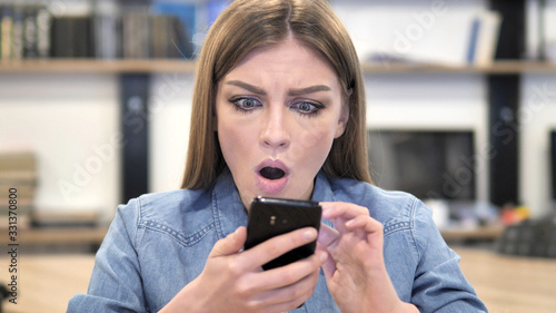 Shocked Creative Woman Reacting to Upset News