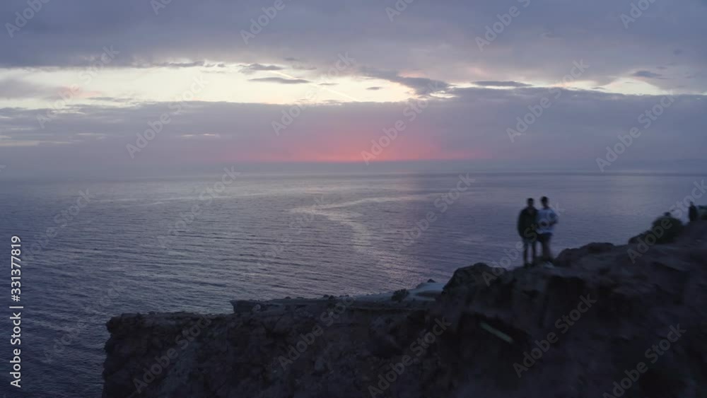 Greece Mediterranean Sunset drone fly over Greece Mediterranean Sunset drone fly over