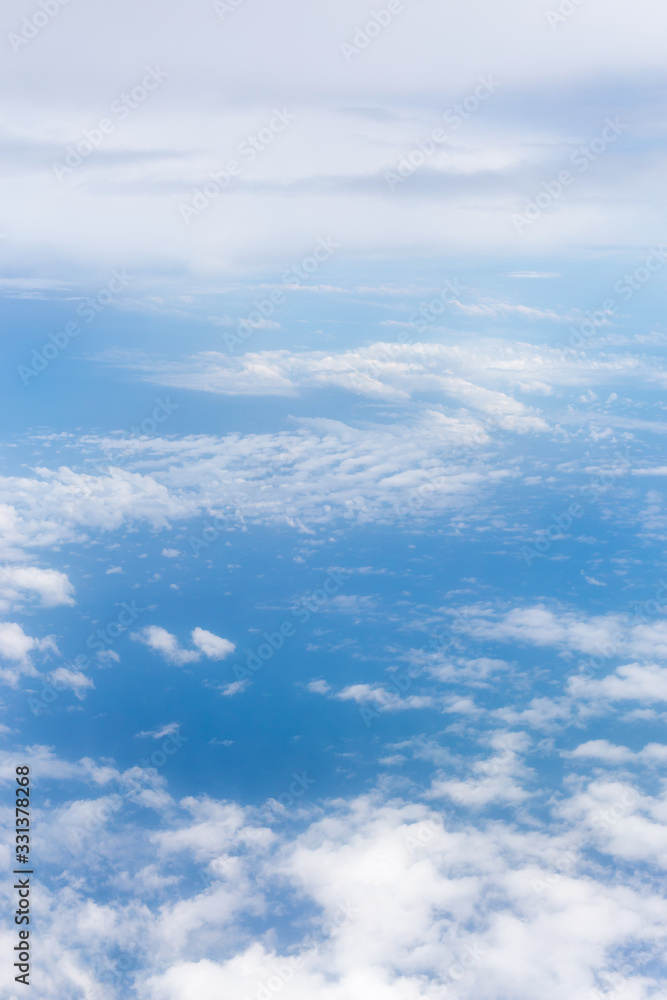 Natural cloudscape. Blue sky and fluffy clouds. Natural cloudscape. Blue sky and fluffy clouds.
