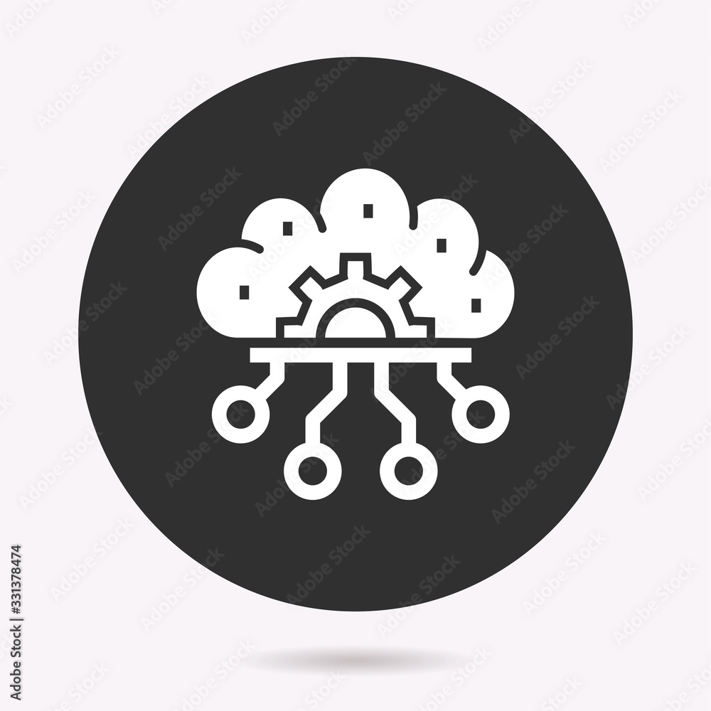 Engineer mind - vector icon. Illustration isolated. Simple pictogram. Engineer mind - vector icon. Illustration isolated. Simple pictogram.