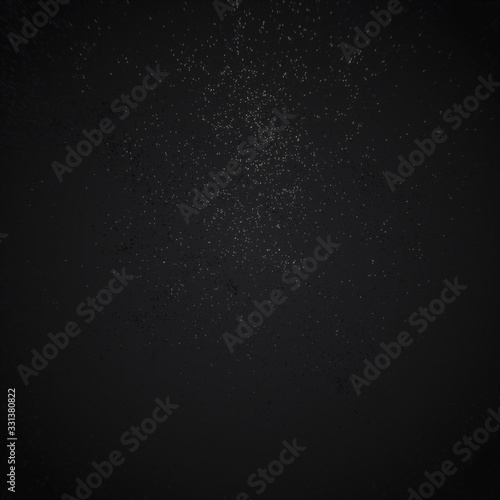 Fototapeta Black star abstract concept universe scene with planets or element, stars and galaxies or hexagon in outer space showing the beauty of space exploration.