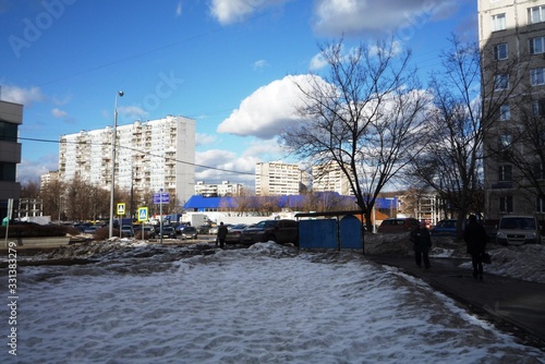 Photography moscow in winter