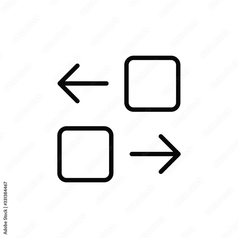 arrows vector isolated icon on white background arrows vector isolated icon on white background