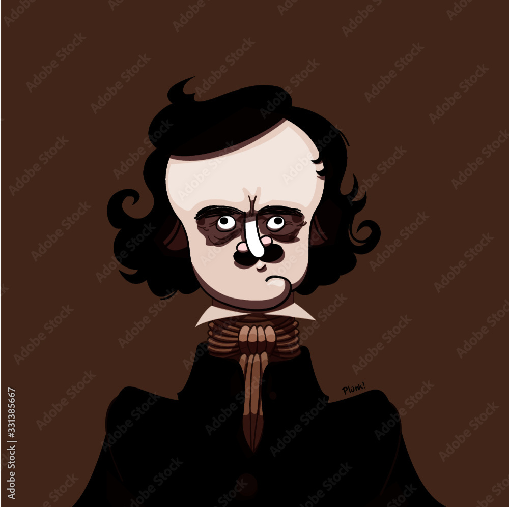 Edgar Allan Poe Cartoon