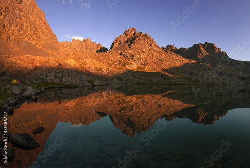 Kackar Mountains National Park   Soganli Lake   Rize  Turkey.