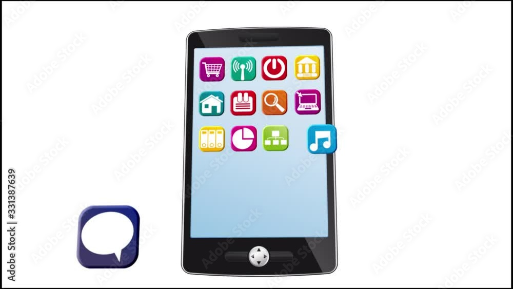 smartphone graphic application icons animated smartphone graphic application icons animated