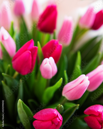 Beautiful tulips bouquet