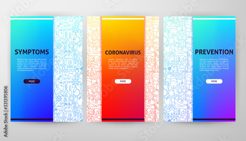 Coronavirus Brochure Web Design