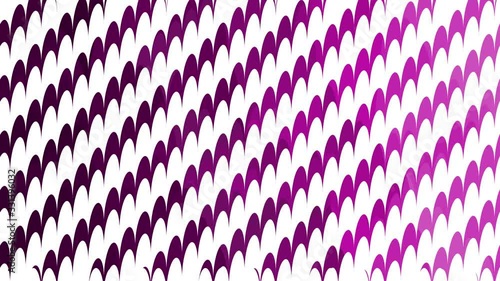 Vivid trendy animation with abstract pink diagonal lines on the white background. 4k ornament animation. Usable for backgrounds, wallpapers, banners, presentation, websites, landing page