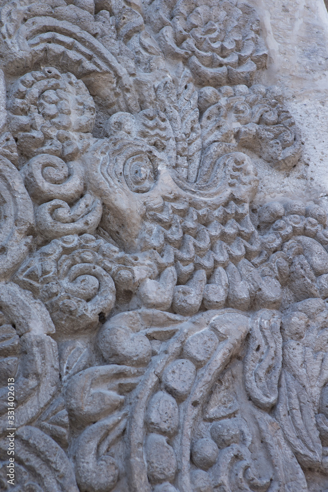 Church of the Company Arequipa Peru Stonecarvings Church of the Company Arequipa Peru Stonecarvings