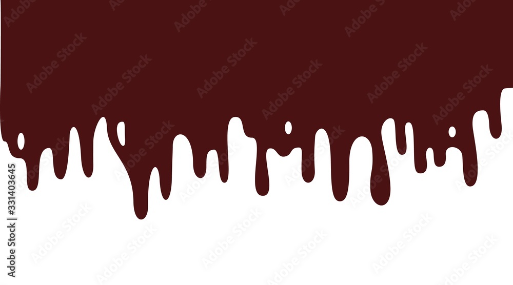 liquid chocolate cream. Dripping paint shape. Current liquid stains, inks, water. Paint flows.Vector illustration. Color isolated background. liquid chocolate cream. Dripping paint shape. Current liquid stains, inks, water. Paint flows.Vector illustration. Color isolated background.
