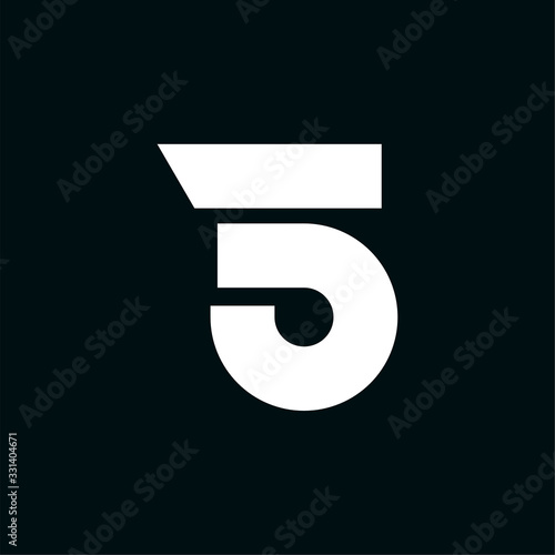 Vector Logo Wing Number 5