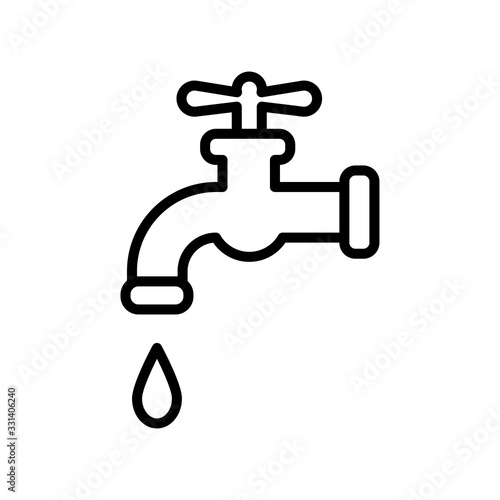 Tap Water icon vector
