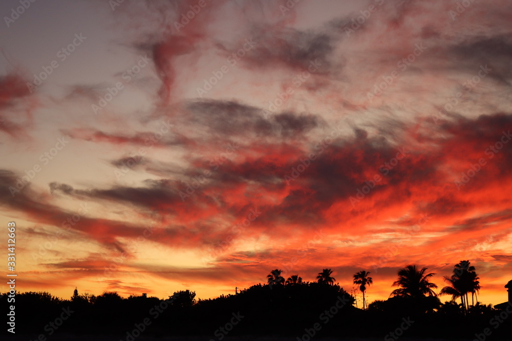 Obraz premium Sunset in Cape Caneveral