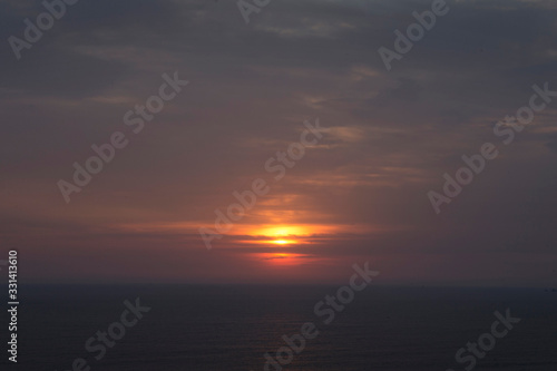 Sunset coast Miraflores Lima Peru © A