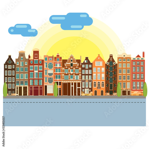 Traditional architecture of Netherlands