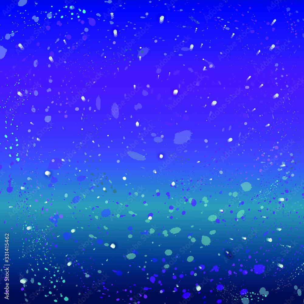 Vector space background with  stars . Cute flat style template for baner, fabric, print.
