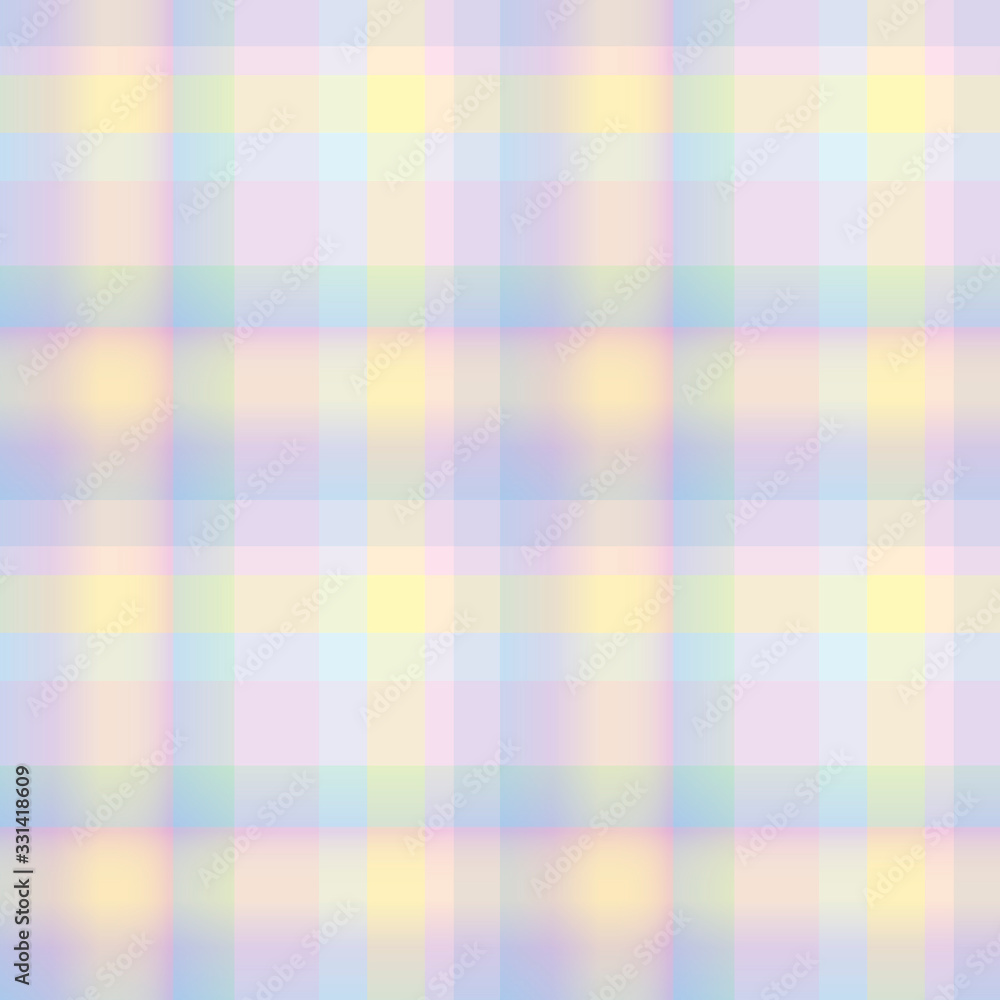 Seamless pattern in great creative pastel morning colors for plaid, fabric, textile, clothes, tablecloth and other things. Vector image.