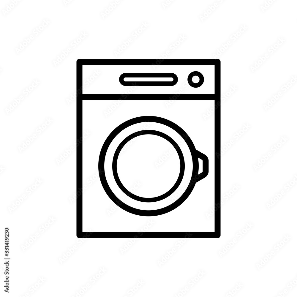 washing machine icon vector template washing machine icon vector template