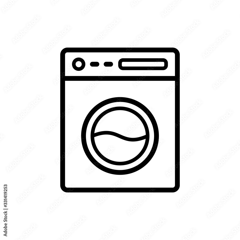 washing machine icon vector template washing machine icon vector template