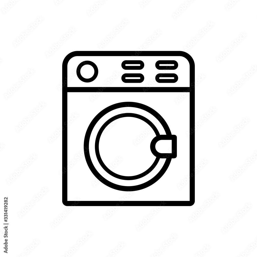 washing machine icon vector template washing machine icon vector template