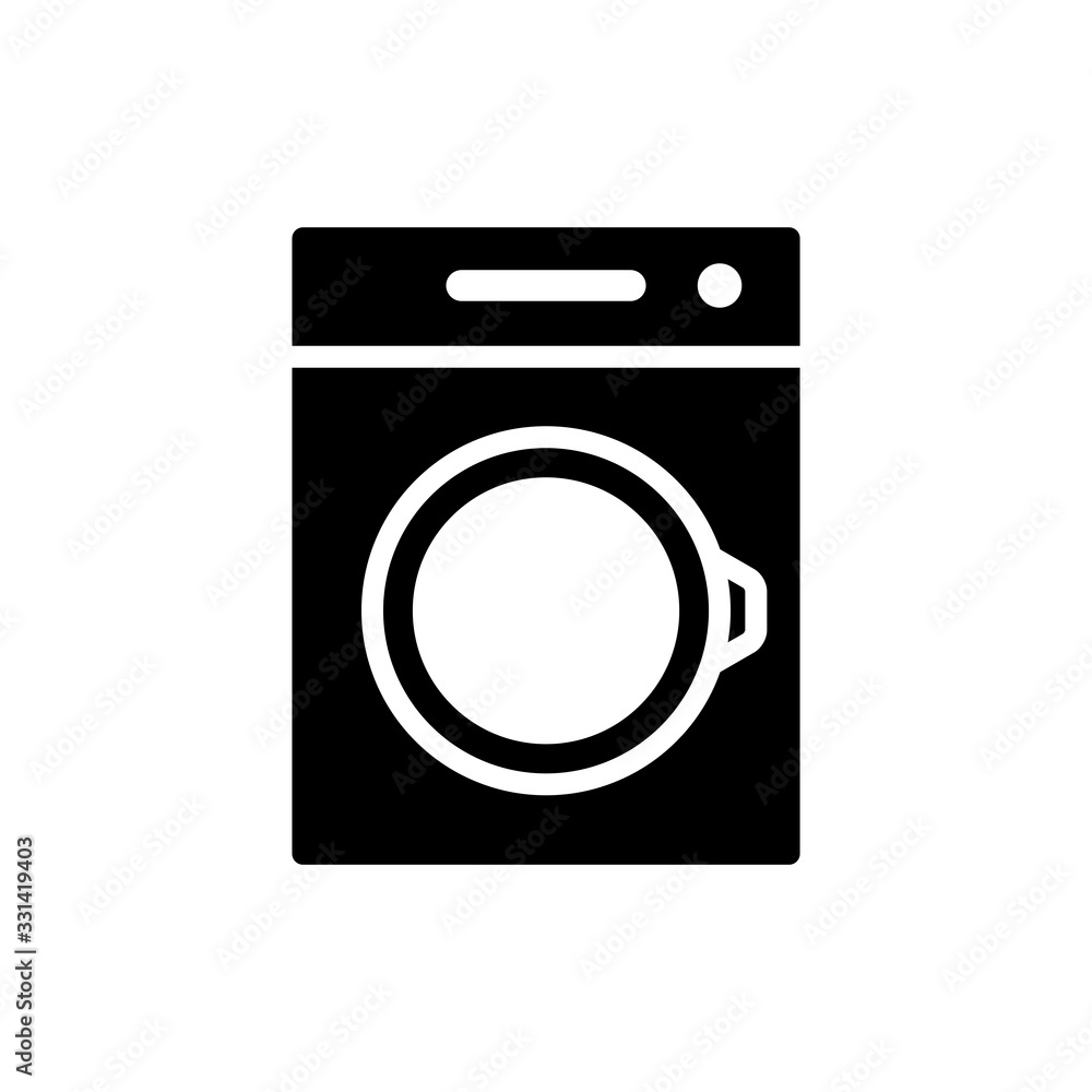 washing machine icon vector template washing machine icon vector template