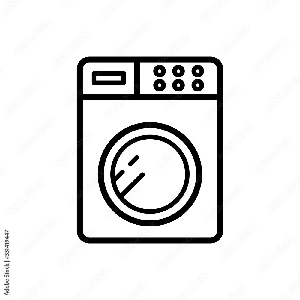 washing machine icon vector template washing machine icon vector template