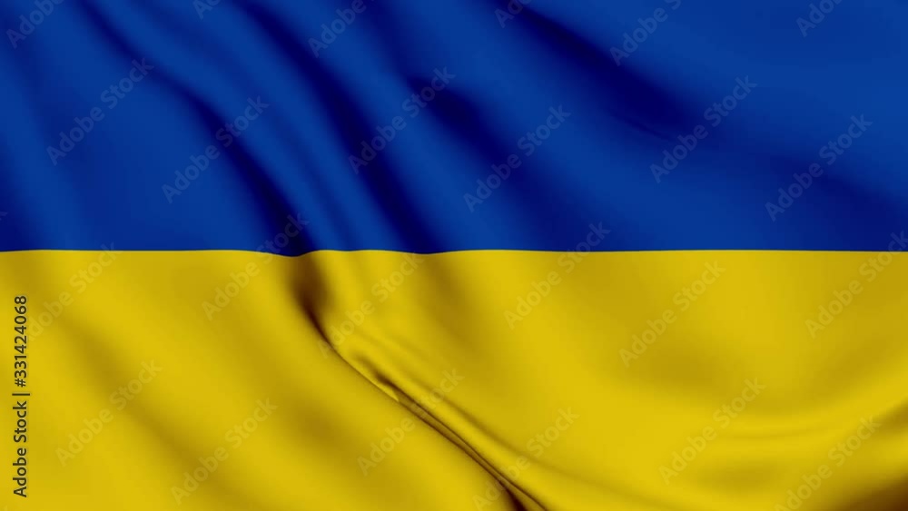 Ukraine flag is waving 3D animation. Ukraine flag waving in the wind. National flag ofUkraine. flag seamless loop animation. 4K Ukraine flag is waving 3D animation. Ukraine flag waving in the wind. National flag ofUkraine. flag seamless loop animation. 4K