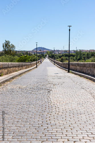 Roman bridge over the Guadiana River at Mérida, Spain