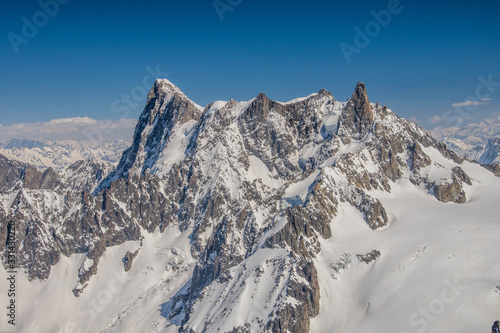 Bild auf Leinwand Massif du Mont Blanc