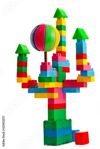 Fairy-tale castle toy set.