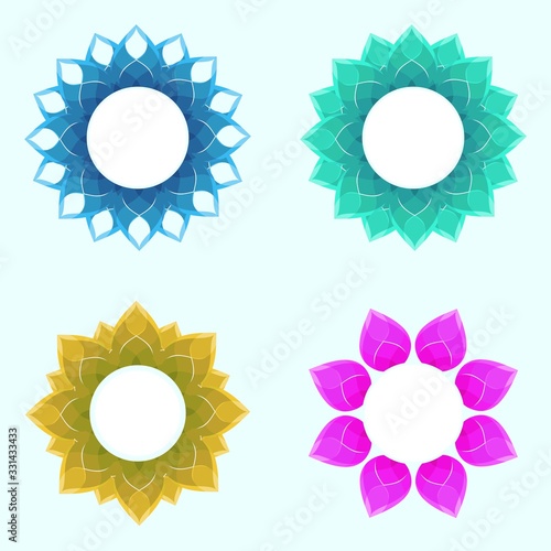 Flower Glass with variant Colors