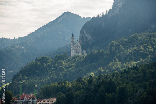 Reflection Alpsee Neuschwanstein Hohenschwangau landscape mountains