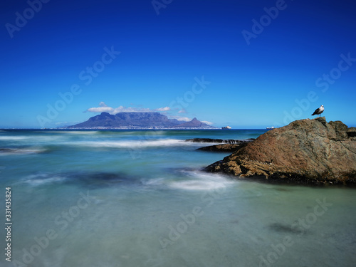Table Mountain coast in Cape Town South Africa