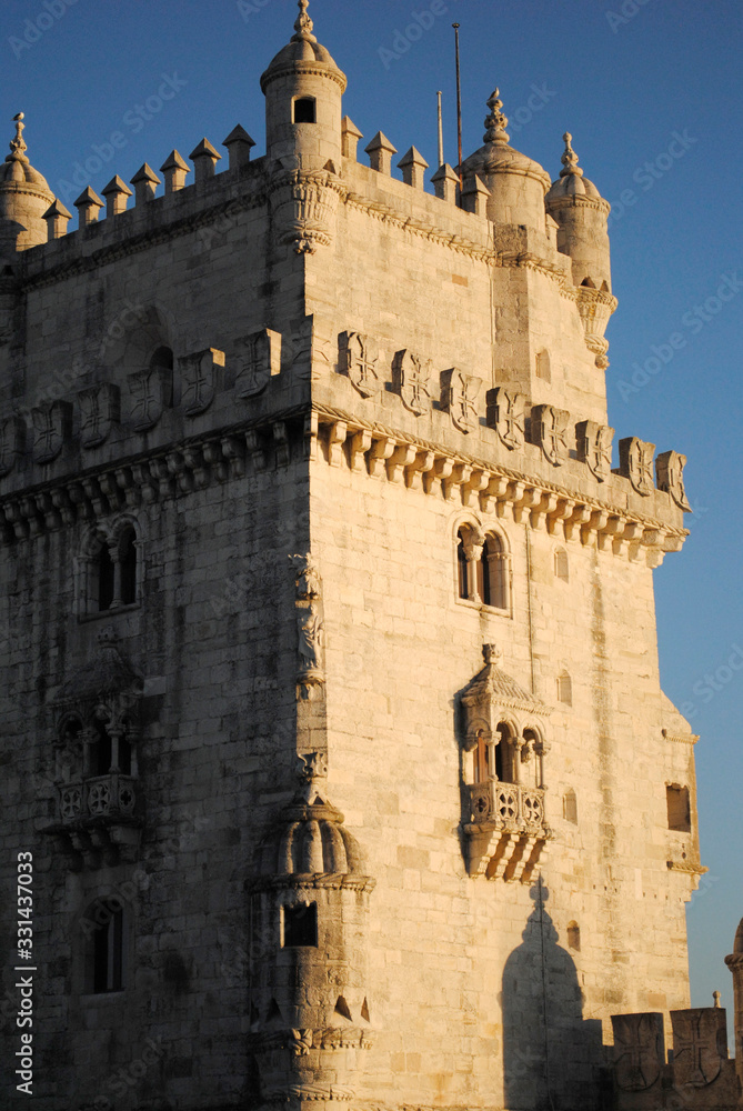 belem tower in lisbon portugal