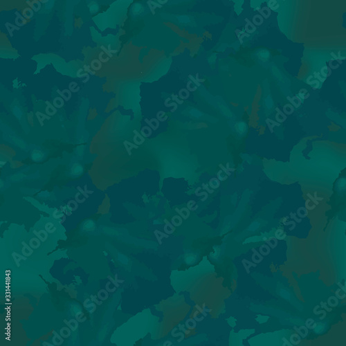 Sea camouflage of various shades of green and blue colors