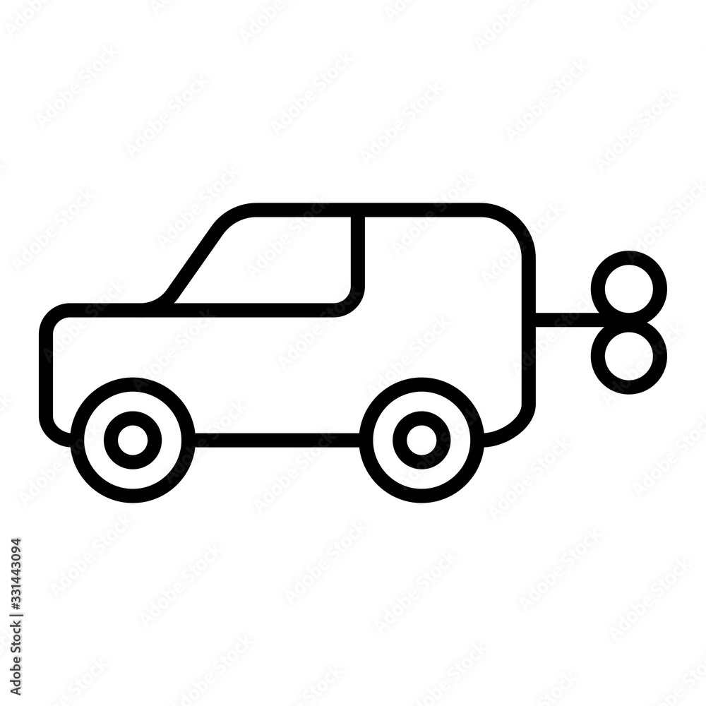 toy car icon vector illustration