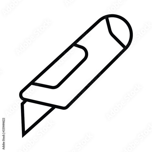 Vector, illustration, cutter icon design