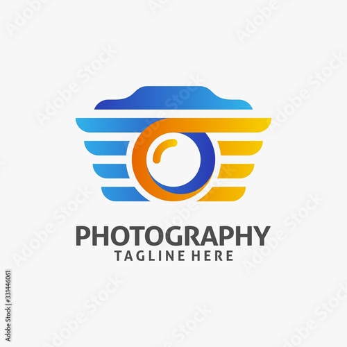 Photography camera logo design