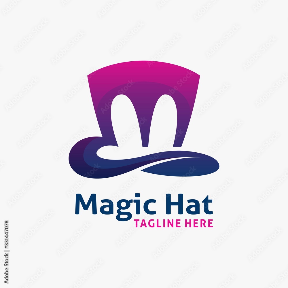Obraz premium Magic hat logo design