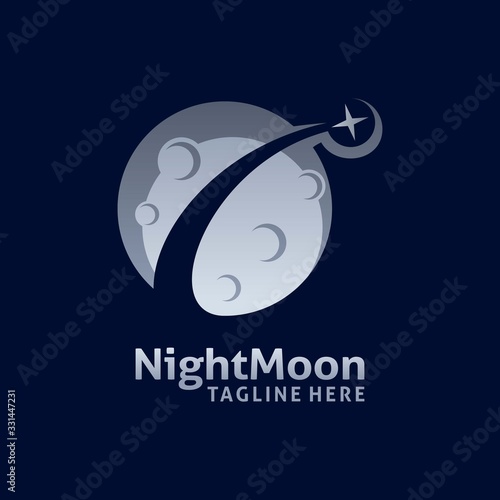 Full moon logo design inspiration