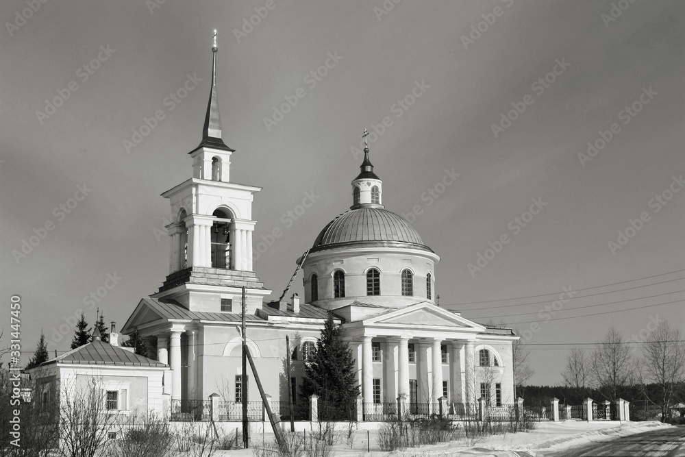 Ancient stone christian orthodox church Ancient stone christian orthodox church