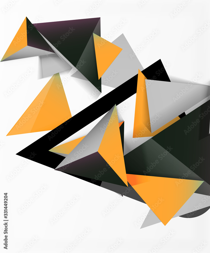Abstract background, mosaic 3d triangles composition, low poly style design. Vector Illustration For Wallpaper, Banner, Background, Card, Book Illustration, landing page Abstract background, mosaic 3d triangles composition, low poly style design. Vector Illustration For Wallpaper, Banner, Background, Card, Book Illustration, landing page