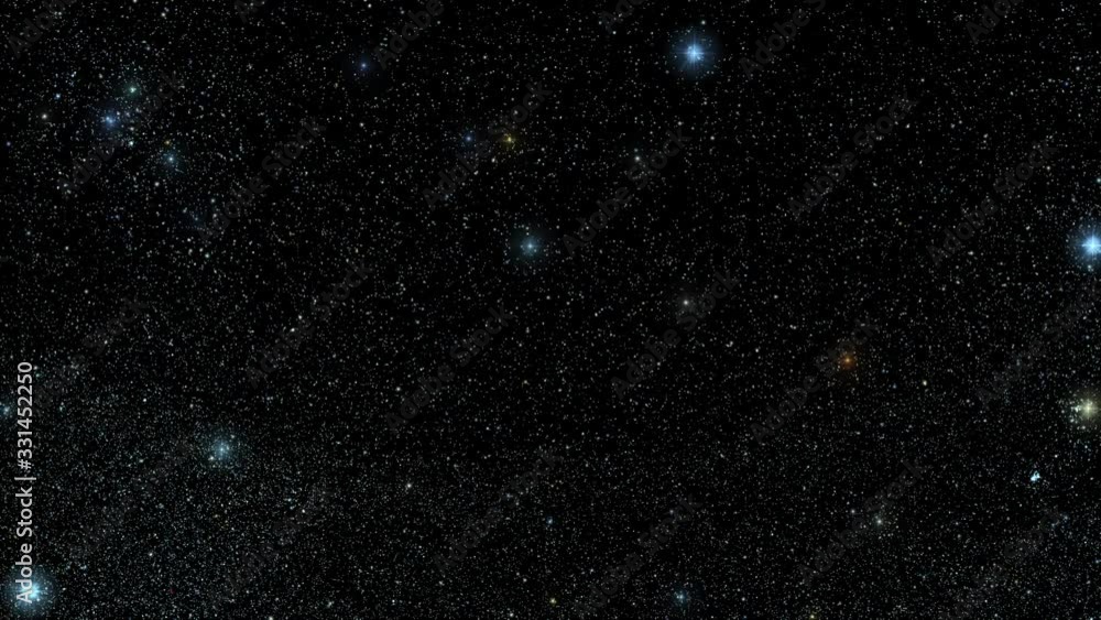 4k animated abstract starry sky background