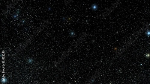 4k animated abstract starry sky background