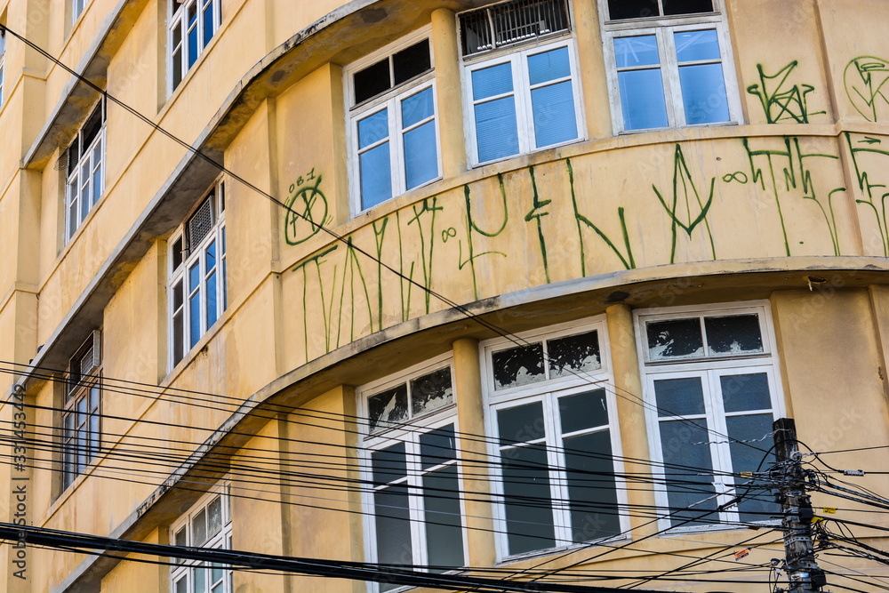 Obraz premium street art in Recfie, Brazil