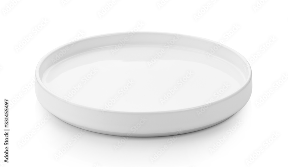 white plate isolated on white background full depth of field white plate isolated on white background full depth of field