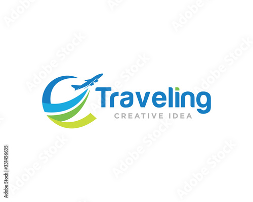 Traveling Logo Icon Design Vector