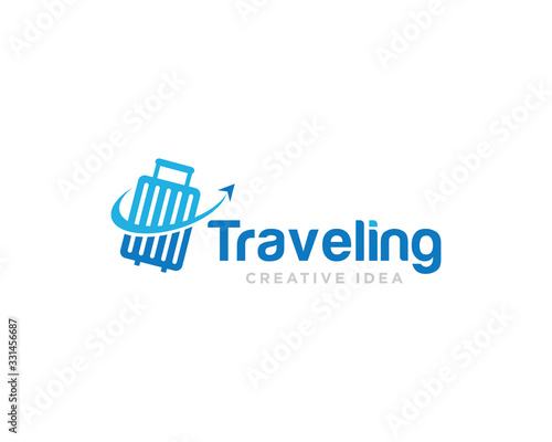 Traveling Logo Icon Design Vector